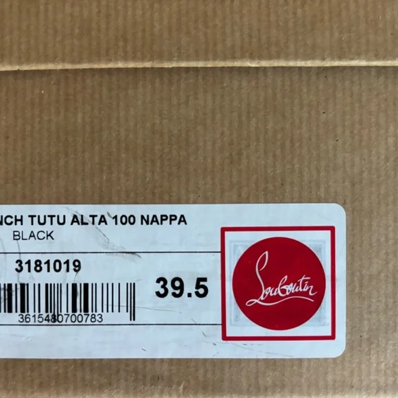 Christian Louboutin Black Over the Knee Boots - Picture 4 of 6